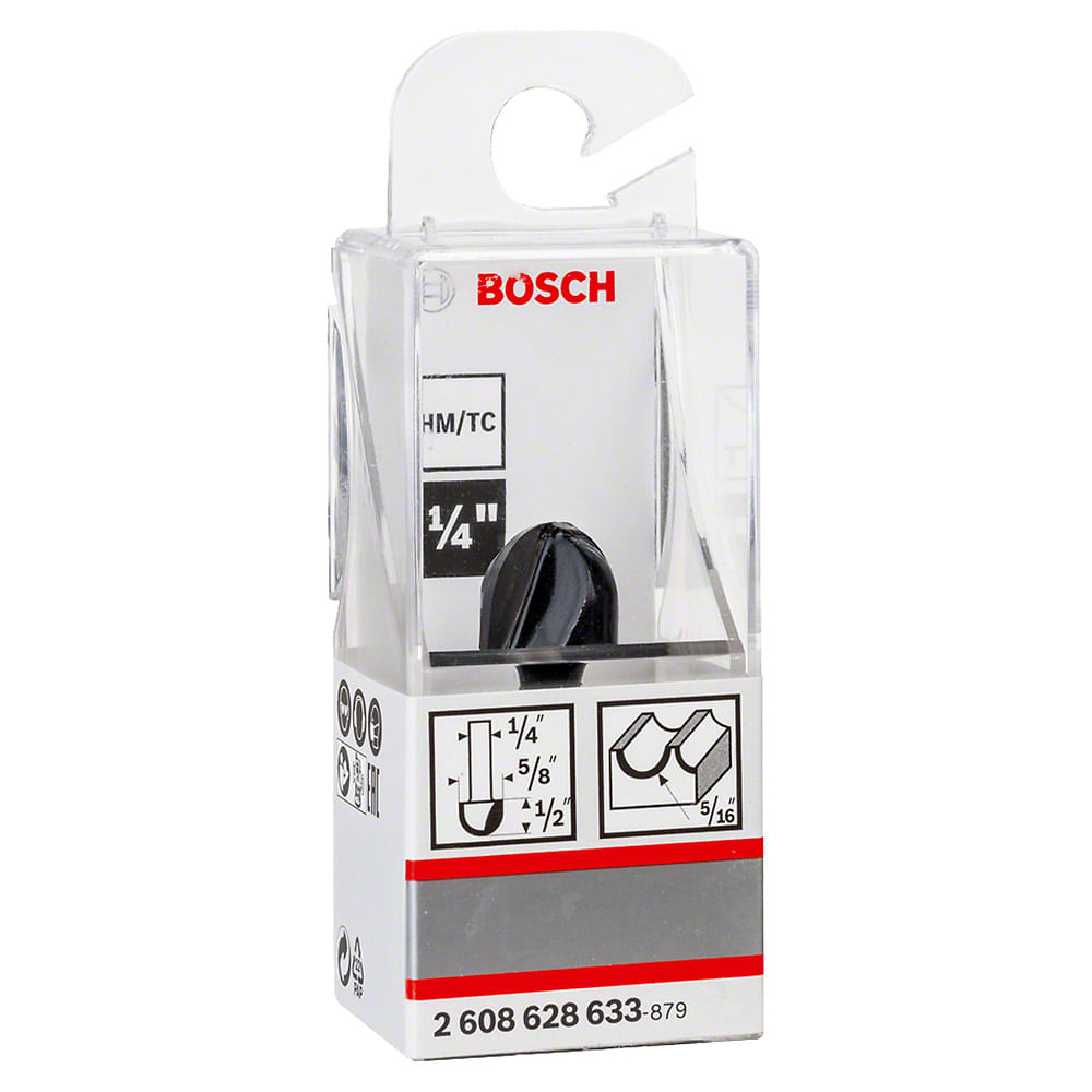 Fresa Tupia Meia Cana R5-16 Haste 1-4 Bosch 76386_0
